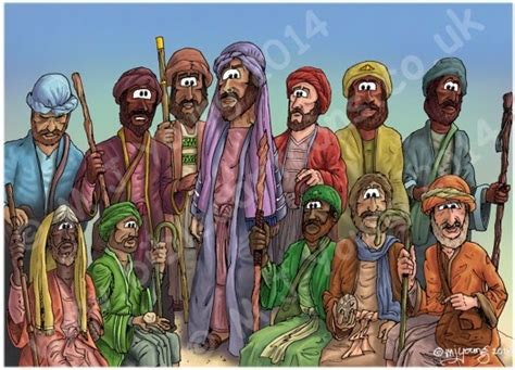 Martin At Bible Cartoons Joshua The River Jordan Miracle