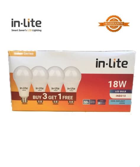 Jual BOHLAM LAMPU INLITE IN LITE LED BULB VALUE SERIES 18W PAKET BELI 3