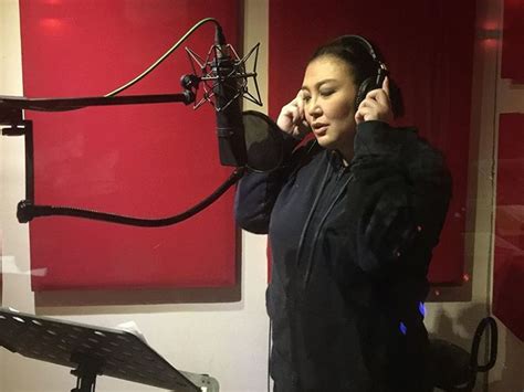 Sharon Cuneta is back in the recording studio