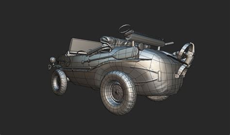 D Model Schwimmwagen Volkswagen Typ Vr Ar Low Poly Cgtrader