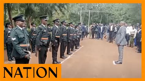 CS Kindiki Inspects Guard Of Honour At Mwea Prison YouTube