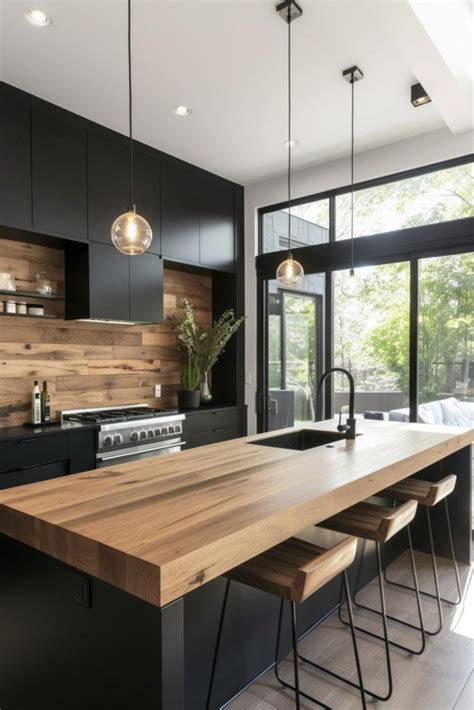 36 Butcher Block Island Ideas From Rustic To Modern Modern Kitchen