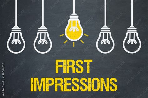 First Impressions Stock Photo Adobe Stock