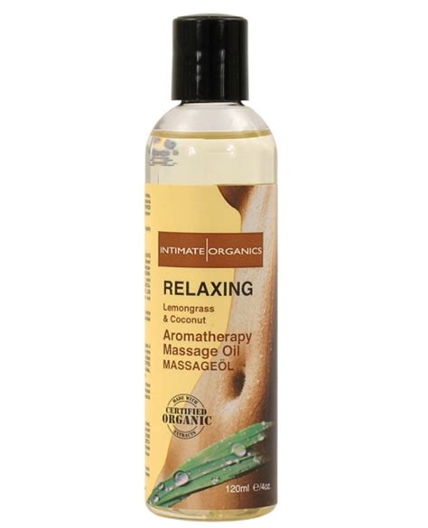 Organic Relaxing Massage Oil - 4 oz Coconut & ... by Intimate organics ...