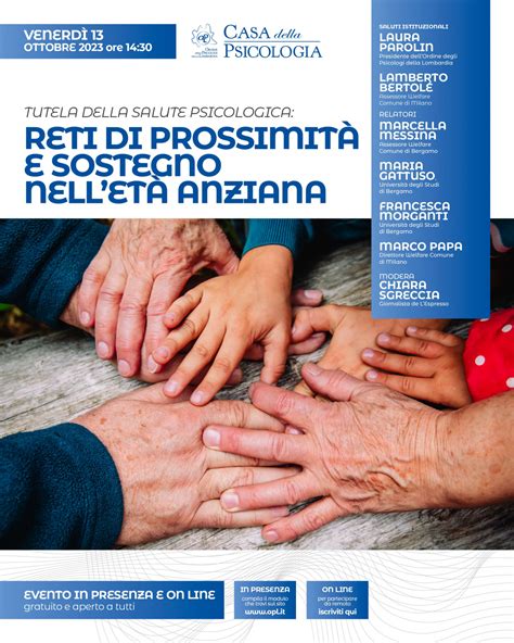 Tutela della Salute Psicologica Reti di Prossimità e Sostegno nelletà