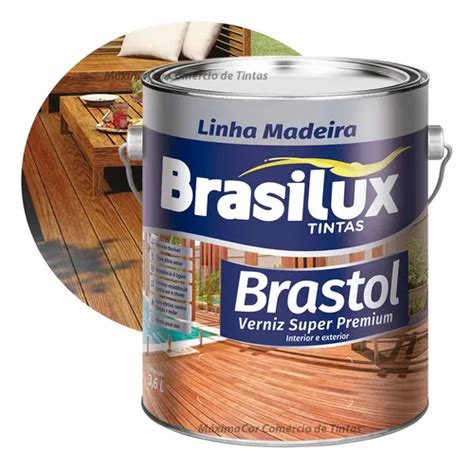 Verniz Para Deck Premium Semi Brilho Natural Brastol L