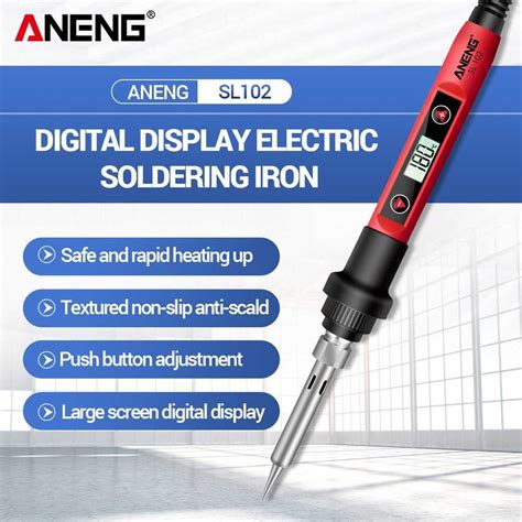 Jual Aneng Solder Elektrik Solder Di Lengkapi Lcd Dan Control Suhu