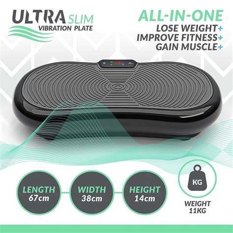 Bluefin Fitness Ultra Slim Vibration Plate With Bluetooth Speaker Rrp