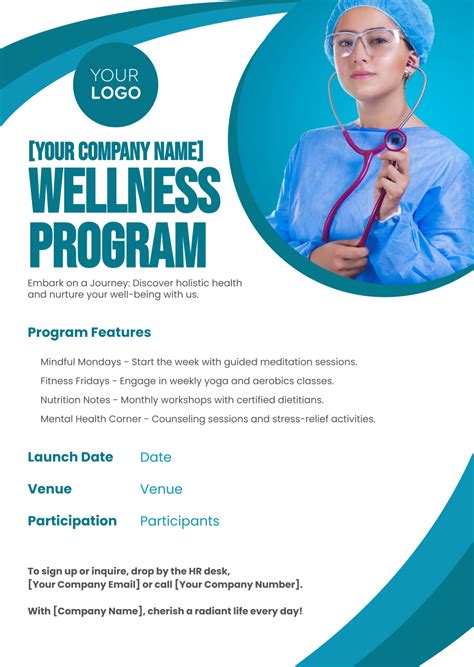 Wellness Program Ad HR Template - Edit Online & Download Example