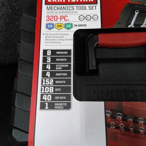 Craftsman 320 Piece Mechanics Tool Set Shop Hardware Tools Online Store