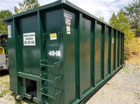 Cullman County Sanitation Department Dumpsters