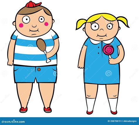 Fat Overweight Children Royalty Free Stock Images - Image: 20870819