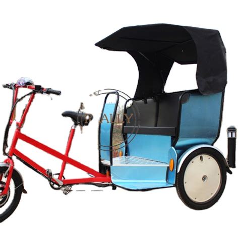 Fully Painted Tricycle Pedicab Rickshaw Used For Transport