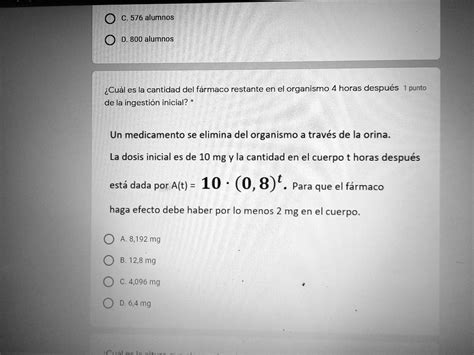 SOLVED Ayudaa plis doy coronaaa C 576 alumnos 800 alumnos iCuál es la