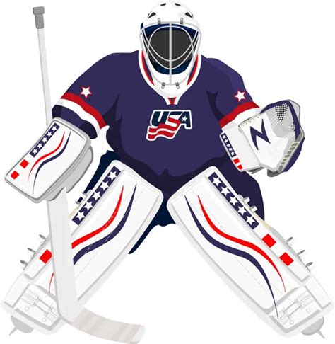 Team Canada Hockey Goalie Stock Vector Image By ©miloushek 9533327