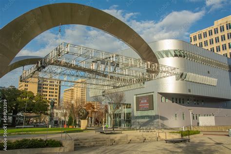 Baton Rouge USA December 6 2022 Futuristic Metallic Exterior View