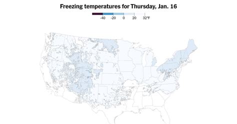 Temperatures Expected To Plunge Across The U S As Freezing Cold Drifts In The New York Times