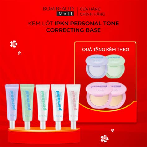 MUA 1 TẶNG 1 PHẤN BẤM MUA KÈM DEAL SỐC Kem Lót Mịn Da IPKN Personal