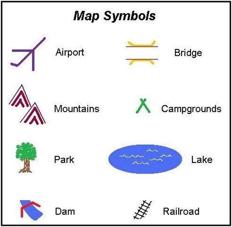 River Symbol On Map