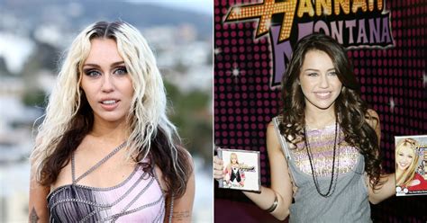 Miley Cyrus Hannah Montana Then And Now