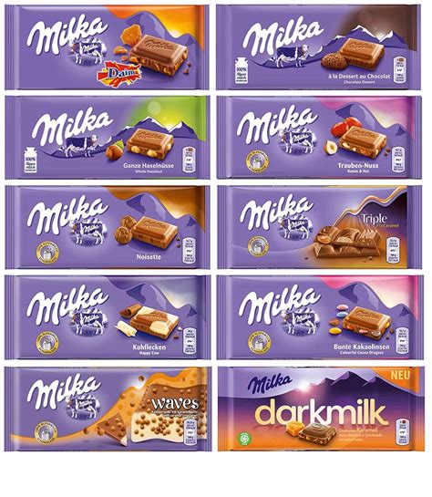 Milka Paquete Surtido De 5 Barras De Chocolate Paquete 1 Yaxa Store