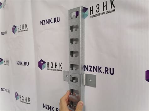 Стойка кабельная оцинкованная \ Как крепить стойку к стене