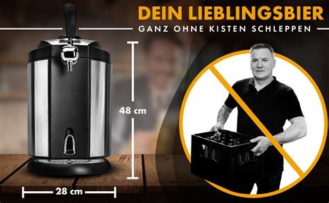 Clatronic Clatronic Bierzapfanlage Bz Edelstahl Schwarz