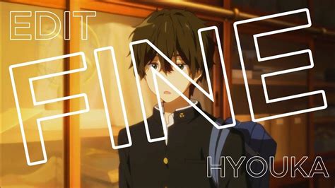 Hyouka Fine [edit Amv] 4k Youtube