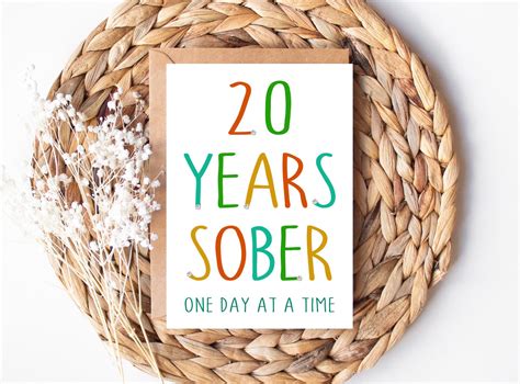 Sobriety Card Recovery Card Sober Card Sobriety Sobriety Etsy Uk