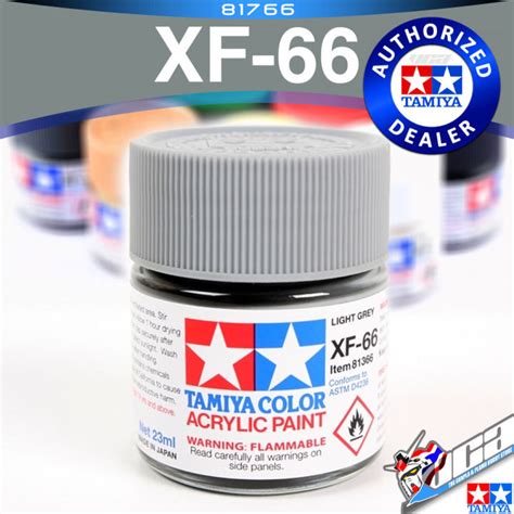 Tamiya 81766 Xf 66 Xf66 Flat Light Grey Gray Matt Matte สีเทาอ่อนด้าน