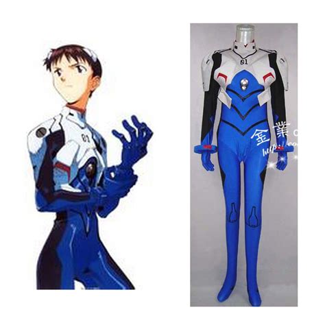 Neon Genesis Evangelion Eva Ikari Shinji Cosplay Costume