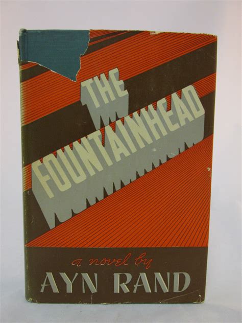 The Fountainhead By Ayn Rand Very Good Hardcover St Edition