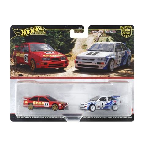 Hot Wheels Set 2 Masinute Metalice Hot Wheels Premium Ford Sierra