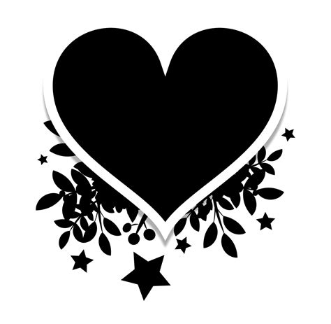 Silhouette Heart Black · Free Image On Pixabay