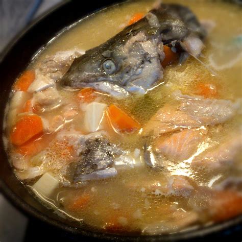 I Hungry Lah Salmon Fish Head Miso Soup