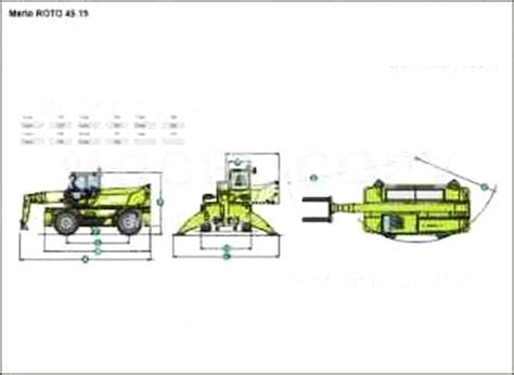 Merlo Roto D Drawing Blueprints Model Copy Default