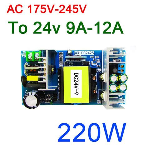 Ac Dc Converter Ac 220v 240v To 24v Dc 9a 220w Switching Power Supply