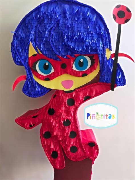 Piñata Lady Bug Piñatas Decoración De Unas