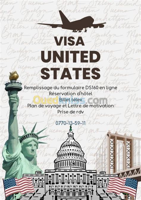 Visa Usa Ds Alger Alg Rie