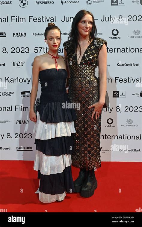 Karlovy Vary Czech Republic 04th July 2023 Actresses Laurie Babin