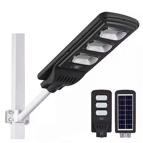 Luminária Pública De Poste Solar 60W LED Sensor e Controle