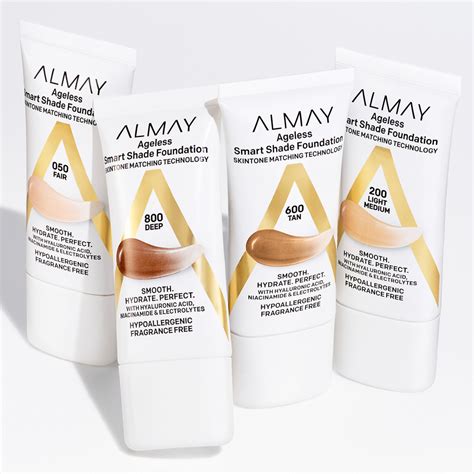 Ageless Smart Shade Foundation™ - Hypoallergenic Foundation - Almay