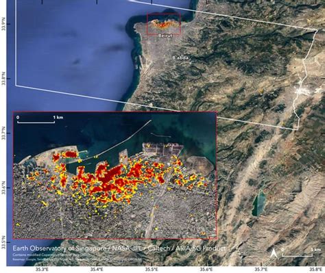 Beirut explosion: NASA maps 'devastating result' of Beirut blast in satellite images | Science ...