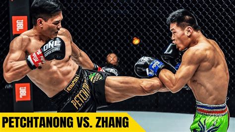 Explosive Kickboxing Battle Petchtanong Vs Zhang Full Fight ONE