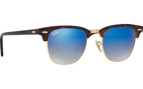 Ray Ban Clubmaster Sunglasses Tortoise Shell Gold