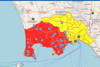 Campi Flegrei Mappa Protezione Civile Zona Rossa E Gialla Cosa