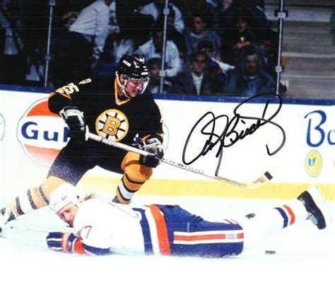 Autographed ANDY BRICKLEY Boston Bruins Photo - Main Line Autographs