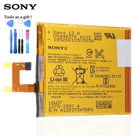 Sony Original Lis1551erpc Phone Battery 2330mah For Sony Xperia M2 Aqua