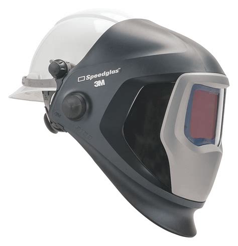 3M SPEEDGLAS Welding Helmet: Auto-Darkening, 3 Arc Sensors, Black, W5 ...