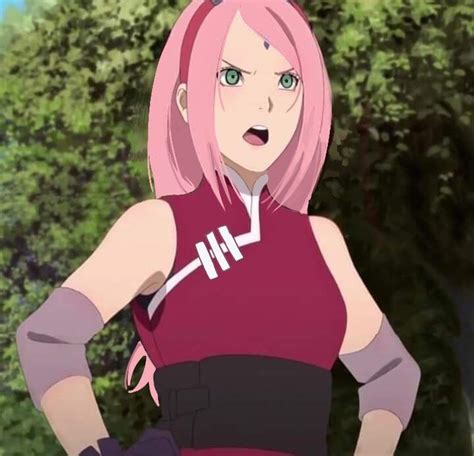 Narusaku Sakura Long Hair